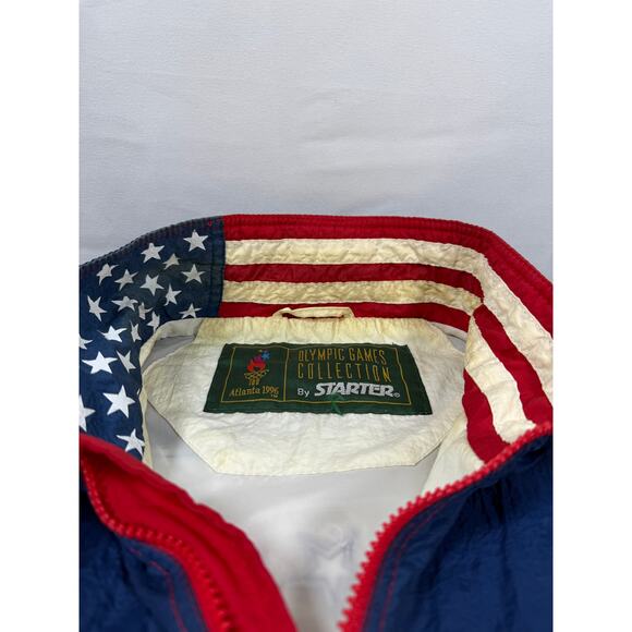 Vintage Starter USA 1996 Atlanta Olympic Games Windbreaker Jacket Size L - Picture 5 of 9